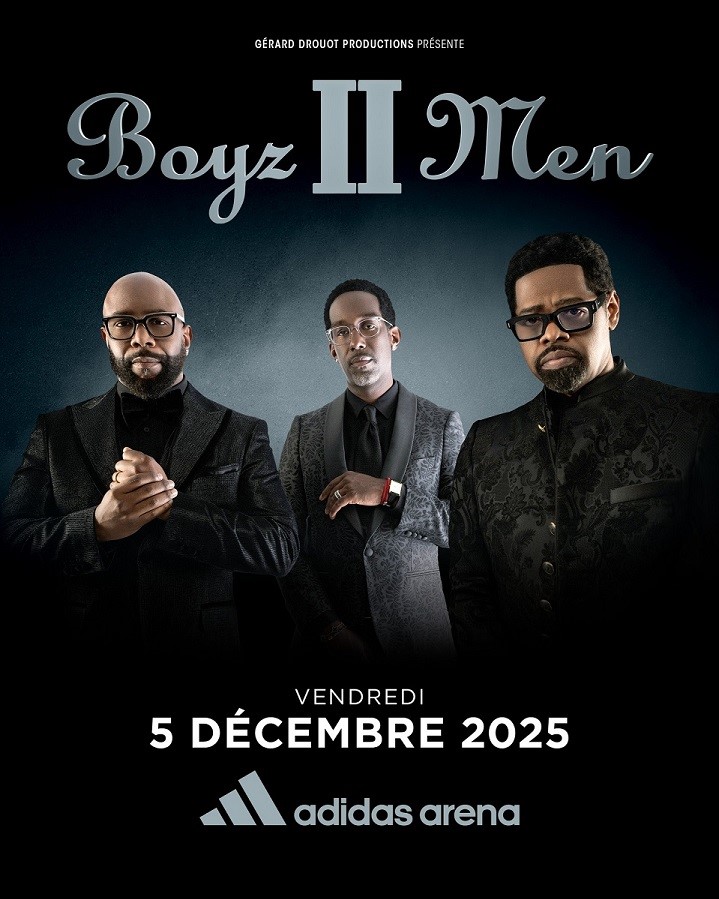 boys II men 2025 concert paris