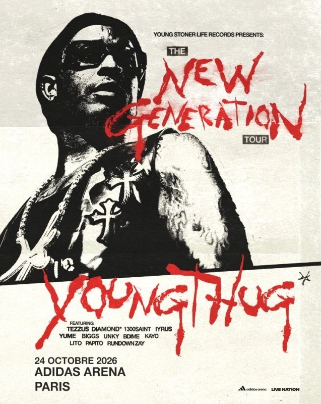 Young Thug concert Paris Adidas Arena
